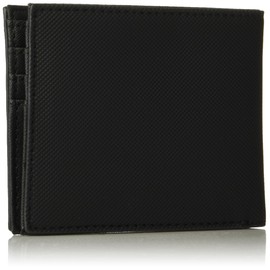 Lacoste Men's Classic Small Billfold Wallet, BLACK, ONE SIZE
