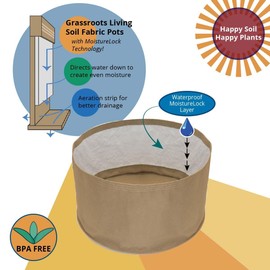 5 Gallon Grassroots Living Soil Pot