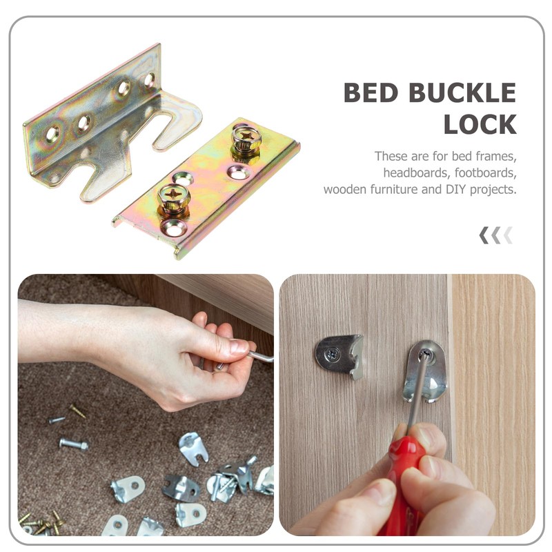 Hemobllo Bed Rails, Bed Rail Brackets, Heavy Duty, Rustproof, Bed