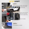XUKEY 4Pcs Rally Sport Mud Flaps Bendable Splash Mudguard For