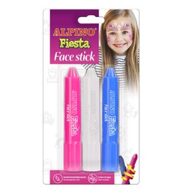 Alpino BL DL000102 3 Face Stick Princess Pink Blue and Purple