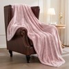 Exclusivo Mezcla Plush Fuzzy Fleece Bed Blanket King Size, Super
