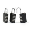 Numberlock 4-Digit Combination Lock 3-Pack (Black) Warehouse Lock