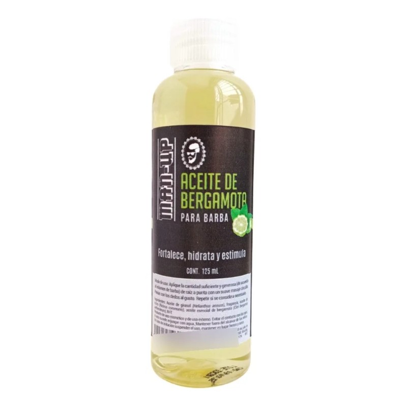 Manup Crecimiento De Barba Aceite De Bergamota 125 Ml Kit