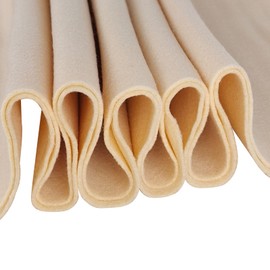 Jtnohx Felt, 1.4 mm Thick Craft Felt, 90 x 90 cm Felt Fabric, Soft Colour Felt for Arts and Crafts Projects (Apricot)