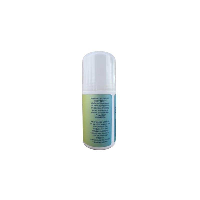 Desodorante Natural Hombre Roll On Paradise 60ml 2 Pza