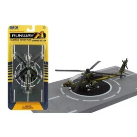Daron Runway24 Diecast Metal Toy with Runway - AH-64 Apache