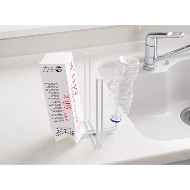 Pearl Metal HB-3595 Kitchen Rack, White, Large, Eco Stand, Kit