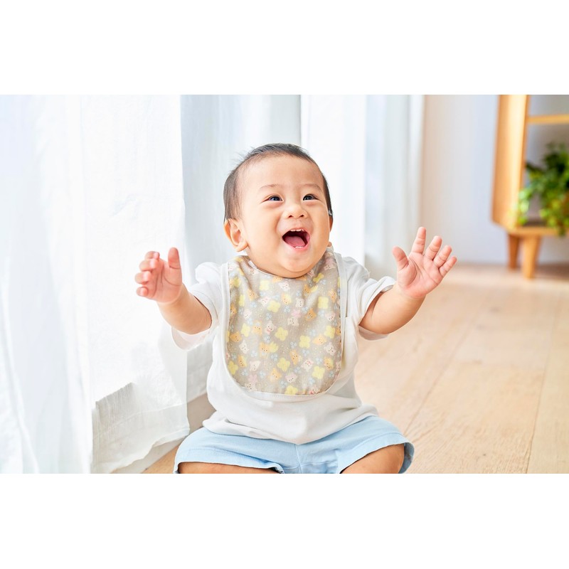 Nihon Aitex Rilakkuma Baby Bib, Bib, Apron, Meal, Cotton, Baby