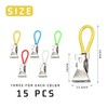 15 Colors Towel Clips Bathroom Clips Metal Clips Iron Clips