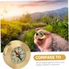 BESTOYARD Brass Hiking Compass Waterproof Pocket Style for Navigation with