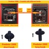 Compatible replacement knob for Predator 2000 watts generator from Harbor