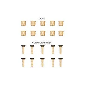 Trp Brake Line Olive,Hose Olive Insert Bike Disc Brake Hose Insert,10 Set Hydraulic Disc Brake Hose Olive Connector Insert for Tektro Replacement Part for Tektro Hose