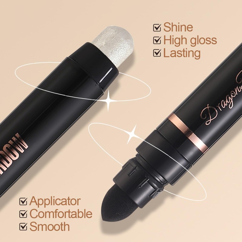 12PCS Eye Shadow Sticks Set, Waterproof Eyeshadow Stick, Highlighting Pigmented