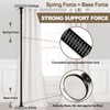 Room Divider, No Drilling Curtain Rod Wall Divider for Space