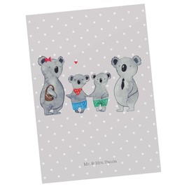 Mr. & Mrs. Panda Postcard Koala Family Two - Gift, Best Family, Invitation, Family Time, Sister, Mum, Mother's Day, Postcards