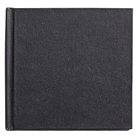 Clairefontaine Goldline 134244C Sketchbook / Drawing Book Glued with Thread Binding 10 x 10 cm 64 Sheets 140 g White with Hard Cover Ideal for Mixmedia Black Pack of 1