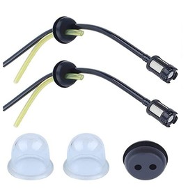 Pack of 5 Petrol Filter Kit Petrol Hose Seal for Brush Cutter Earth Auger Hedge Trimmer Brush Cutter Pole Pruner