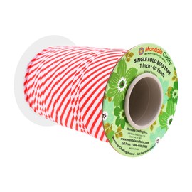 Mandala Crafts Cinta de Bies de Pliegue Sencillo de 1 Pulgada para Costura, Acolchado, Ribeteado, Dobladillo, Encuadernación de Mantas y Colchas – 40 Yardas Cinta de Encuadernación de Costura de Tela