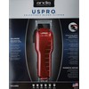 Andis US Pro High Speed Adjustable Blade Clipper, Red