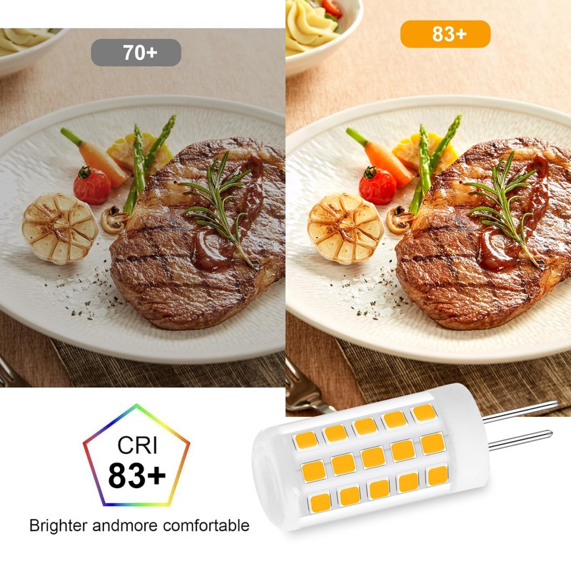 TRIJZHOU G4 LED Bulb 3W, 20W-30W Halogen Equivalent, T3 JC