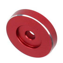 Record Adapter, Aluminium Turntable Adapter RPM Gramophone Accessories for Vinyl Record Player (Red) Sound and Recording Equipment