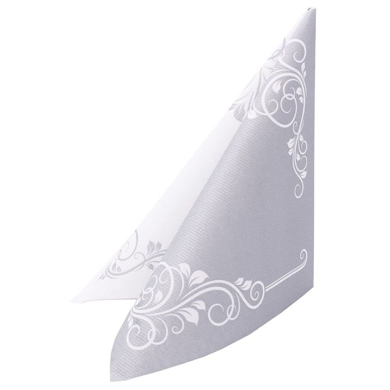 50 Napkins Ornaments 40 x 40 cm Fabric-Like Airlaid Bellissima,