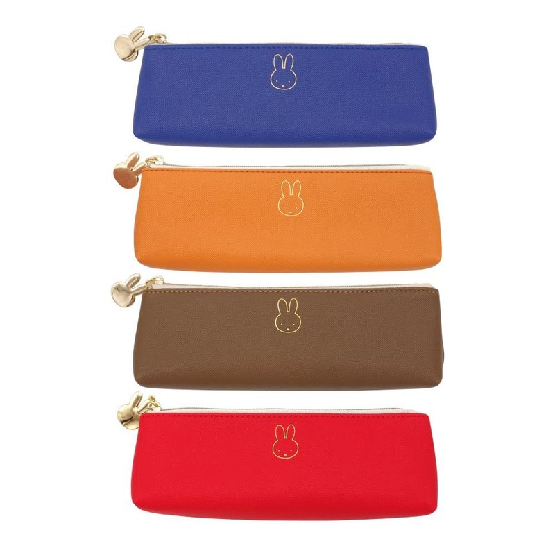 Green Flash BM-040 Miffy Face Pen Pouch, Red