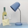 Simple Designs LD1075-BLU 15.28" Sleek Essentials Minimalist Metal Desk Task