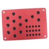 GRIRIW Car Carpet Heel Protector Car Carpet Mat Heel Pad