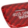 Engine Push to Start Button Cover Carbon Fiber Start Switch
