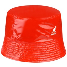 Kangol Rave Sport Bucket Reversible Fabric Hat Fishing Hat with Lining, orange