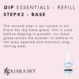 Kiara Sky Dip Essentials 2 oz Refill - Base and Top Coat Duo