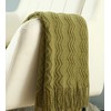 CREVENT Knitted Decorative Throw Blanket for Couch Sofa Chair Bed，Soft