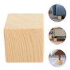 Angoily Wood Furniture Riser, 4PCS Wooden Bed Risers Lifts up