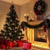 Double Layer Christmas Wreath Storage Bag Large Capacity Wreath Storage