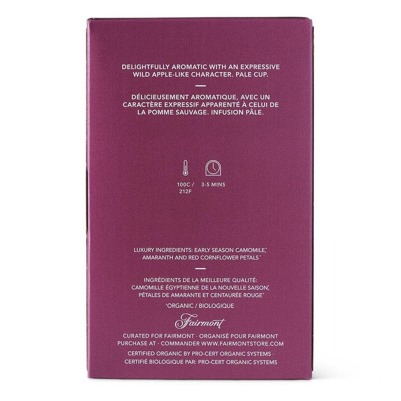 Fairmont Hotels & Resorts Organic Egyptian Camomile (Decaf)