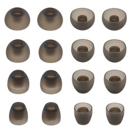 Rayker Replacement Eartips for Momentum True Wireless 2, Noise Isolation Comfort Silicone Tips, in Ear Canal, XS/S/M/L Size Included, 8 Pairs, Momentum Wireless2 (Gray)