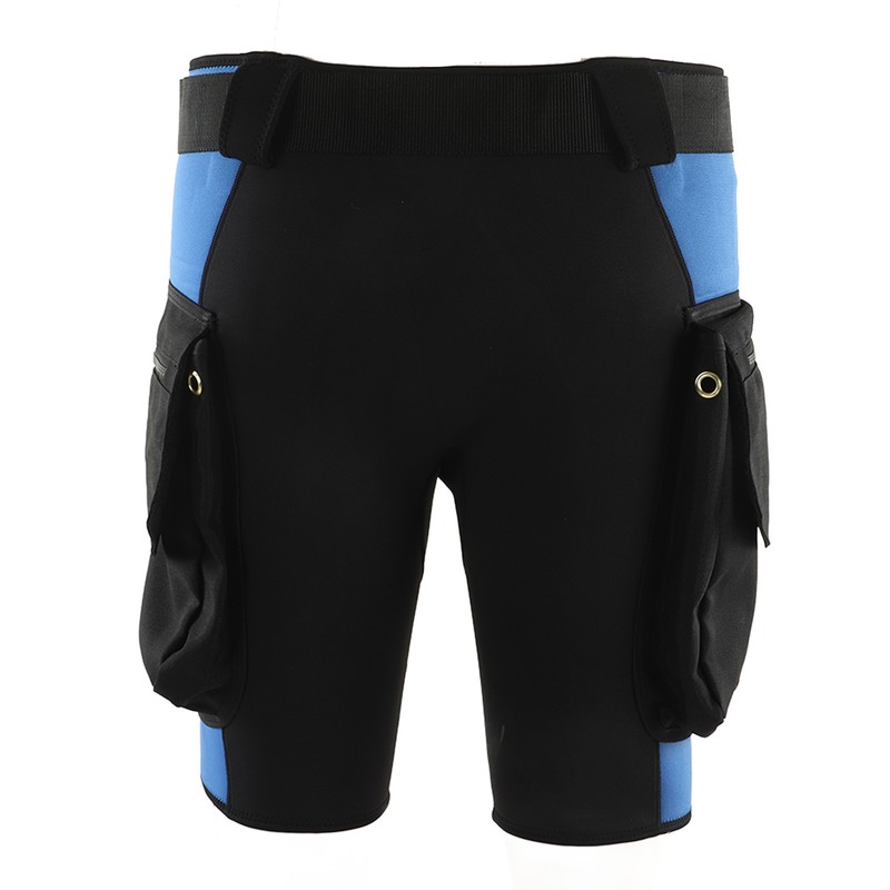Swimming Snorkeling Diving Shorts with Pockets Stainless Steel Air Drain