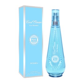Hybrid & Company Women Cool Ocean Eau De Parfum Vaporisateur Natural Spray 3.4 Fl Oz