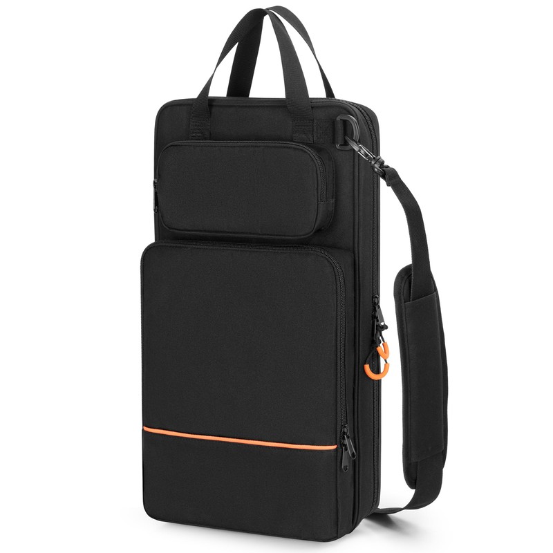 Damero Drumstick Bag, Holds Approximately 12 Pairs with Shoulder Strap,
