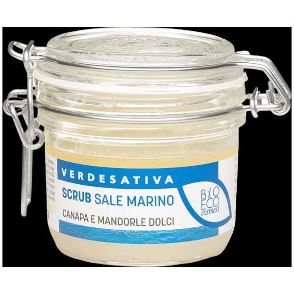 Verdesativa Hemp & Sweet Almond Sea Salt Scrub, 250 g