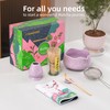 TEANAGOO Matcha Set 7-Piece Purple, with Ceramic Bowl (Chawan), Spout
