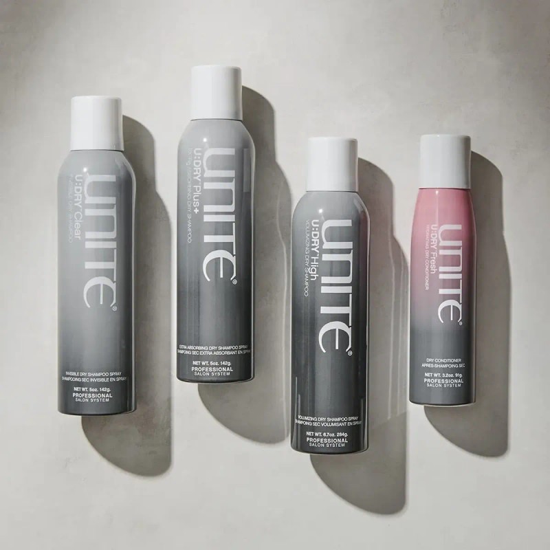 Unite Hair U:dry Clear - Champú Seco Invisible, 5 Onzas