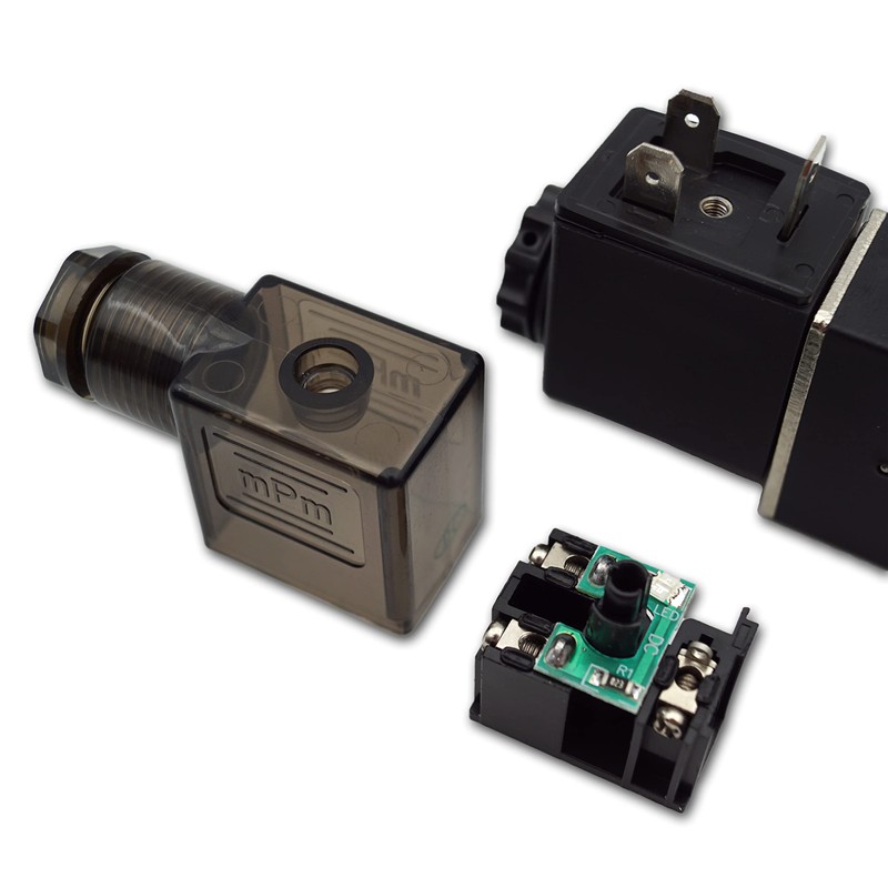 Pneumatic Valve 3/2 Way Solenoid Valve 1/4 Inch 24 Volt