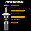 Pack of 2 Sink Plugs for 34-40 mm Drain Drain,