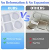 Silicone Resin Coaster Molds, 6-Cavity 4 Inch Polygonal Epoxy Mold
