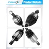 TAUTOY 44306SDAA01 2 PCS Front CV Axle Shaft Assembly (2.4L