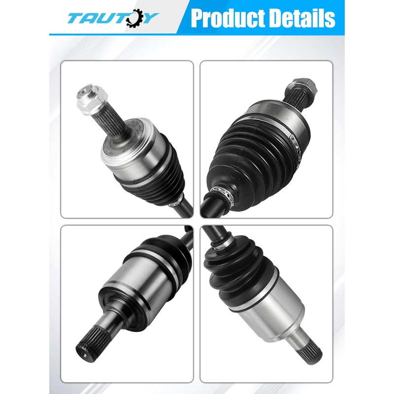 TAUTOY 44306SDAA01 2 PCS Front CV Axle Shaft Assembly (2.4L