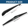 Rear Windshield Wipers Blade Arm Set, Replacement for Hyundai Tucson